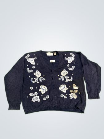 Portraits Hand Embroidered Sweater