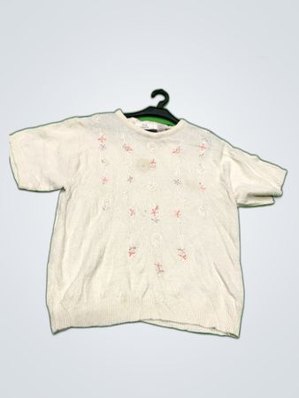 Aloook Embroidered Knit Sweater