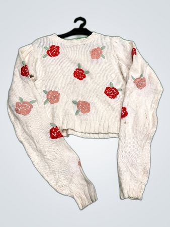 Guess Floral Knit Sweater