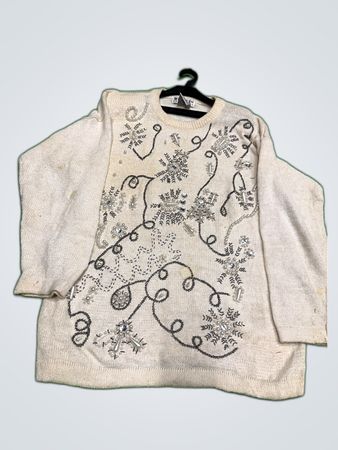 Western Connection Beaded Sweater