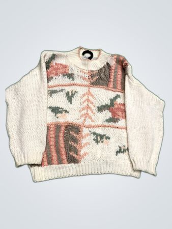 Kimberly Hope Patterned Knit Sweater