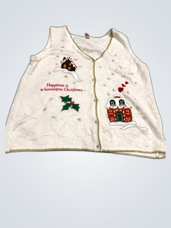 Unbranded Christmas Knit Cardigan Vest