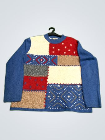 Teddi Patchwork Sweater