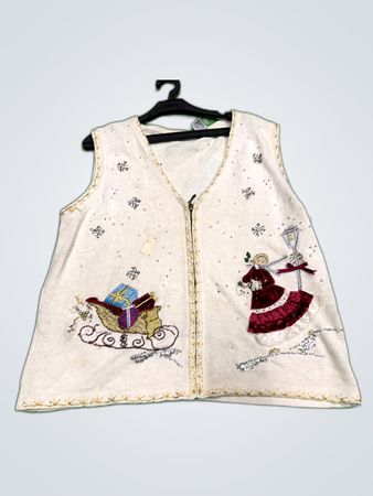 KB Festive Christmas Knit Vest
