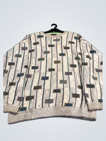 Preal Geometric Knit Sweater