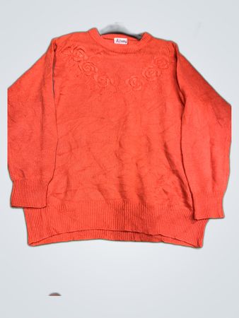 Orange Knit Sweater
