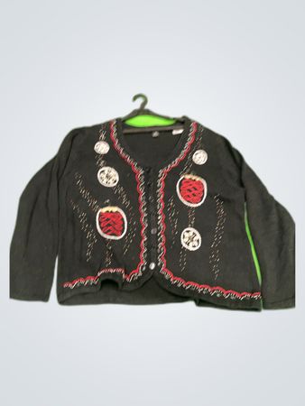 Reference Point Black Knit Cardigan