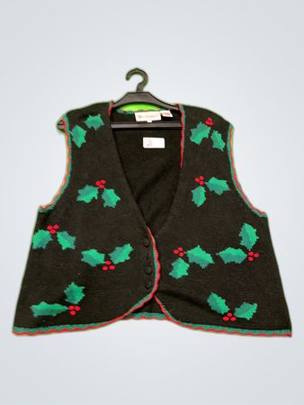 Bechamel Black Holly Knit Vest