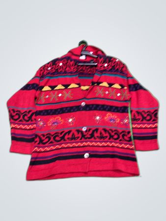 Carole Little Colorful Knit Cardigan