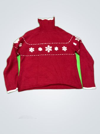 Sonoma Red Turtleneck Sweater