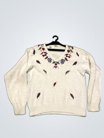White Knit Sweater
