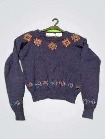 Michelle Stuart Embroidered Sweater