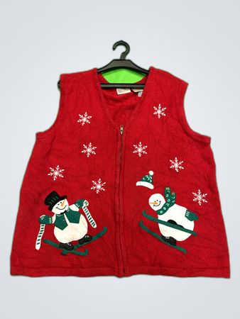 Bobbie Brooks Snowman Vest