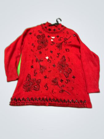 B.B.B. Sportotto Embroidered Knit Sweater