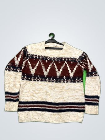 Forever 21 Patterned Knit Sweater