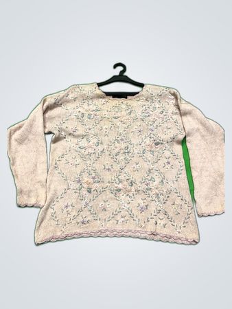 Arthur Chapnik Embroidered Knit Sweater