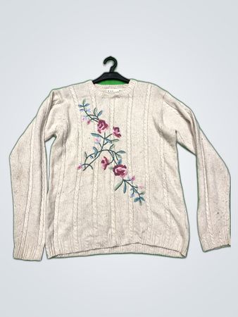 Tulchan Floral Knit Sweater