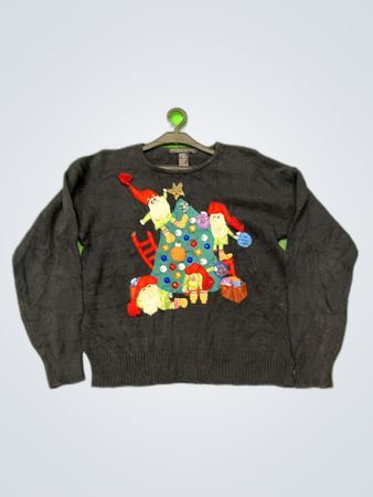 Work in Progress by Gladys Basley Christmas Sweater