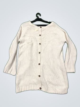 Unbranded White Knit Cardigan