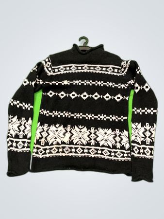 Unbranded Black Knit Turtleneck Sweater