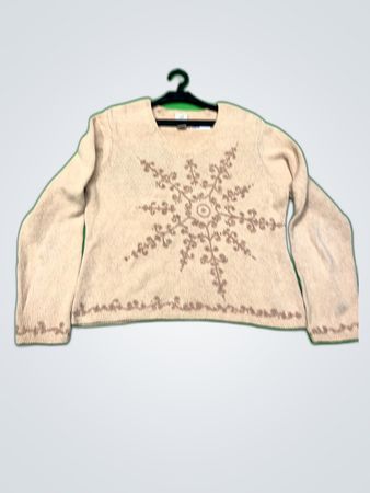 J.Jill Petite Snowflake Sweater