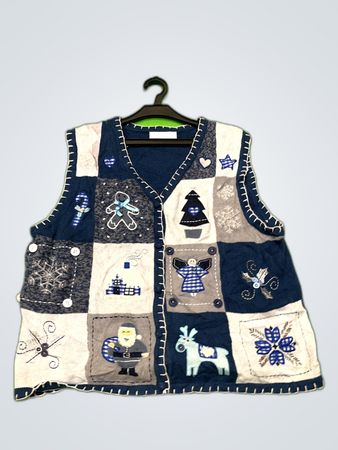 Traditions Knitted Christmas Waistcoat