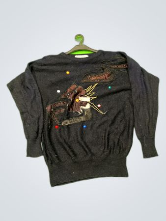 Clari Connie Black Knit Sweater