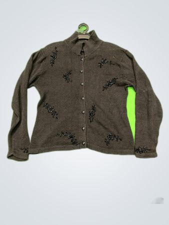Cristina Beaded Knit Cardigan