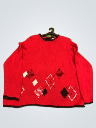 Red Knit Sweater