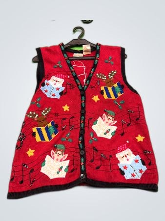 Christmas-themed Knit Vest