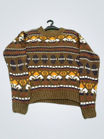 Paris Sport Club Round Neck Knit Sweater