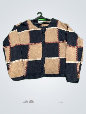 Christopher Plaid Knit Sweater