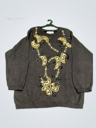 Victoria Harbour Beaded Knit Sweater