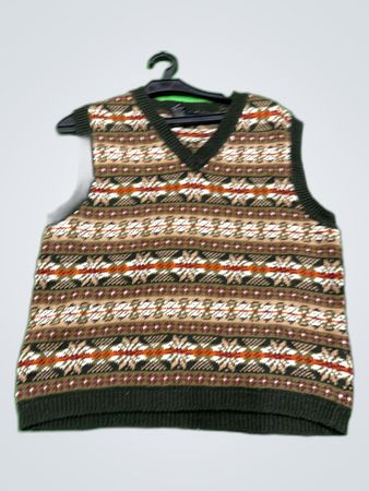 21 Knitted Fair Isle Vest