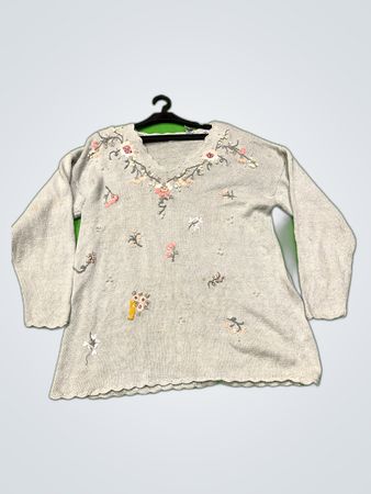 ShenaniGANs Embroidered Knit Sweater