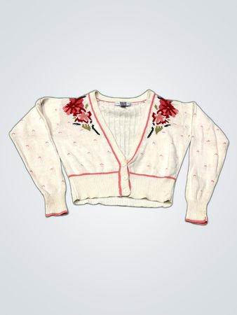 SEGUE Floral Knit Cardigan
