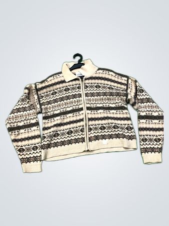 B. Moss Knit Cardigan Jacket
