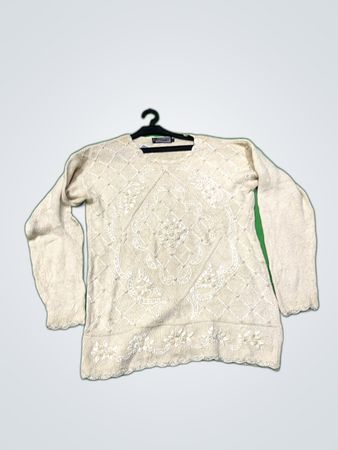 Hannah Embroidered Knit Cardigan