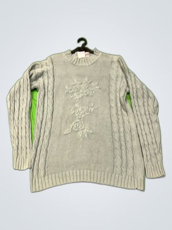 Max & Diane Floral Knit Sweater