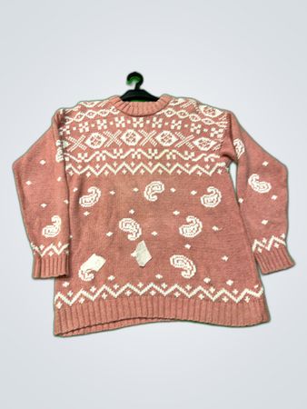 Best American Clothing Co. Paisley Knit Sweater