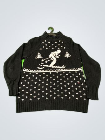 Chaps Black Turtleneck Sweater