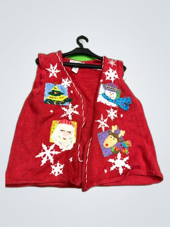 Heirloom Collectibles Christmas Knit Vest