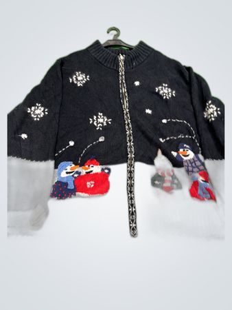 HolidayLodge Snowman Snowflake Sweater