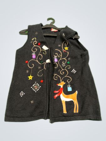 Holiday Reindeer Vest