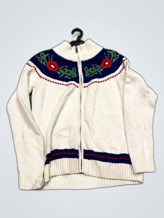 H&M Embroidered Knit Cardigan