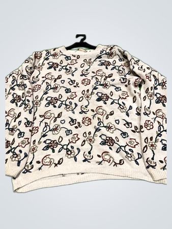 Maurices Floral Knit Sweater
