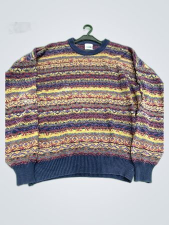 Rossi Canada Striped Knit Sweater