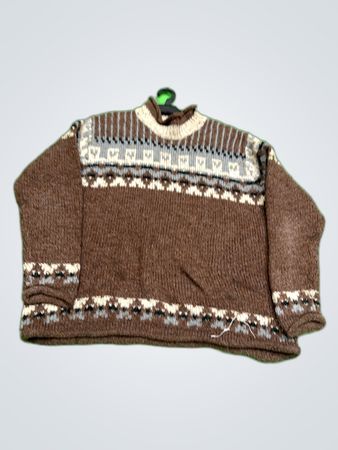 Brown Knit Sweater