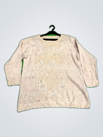 Unbranded Embroidered Knit Sweater