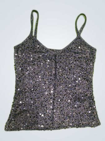 Upcycled Sequined Tank Top